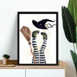 Quadro Decorativo Bruxa Cansada