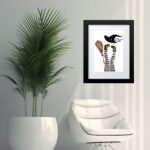 Quadro Decorativo Bruxa Cansada - 60X48 Cm