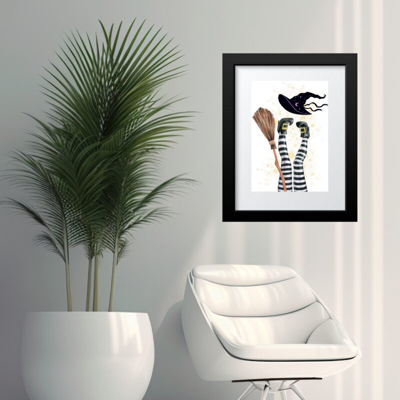 Quadro Decorativo Bruxa Cansada - 60X48 Cm