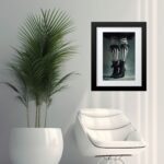Quadro Decorativo Bruxa Pernas - 60x48 Cm