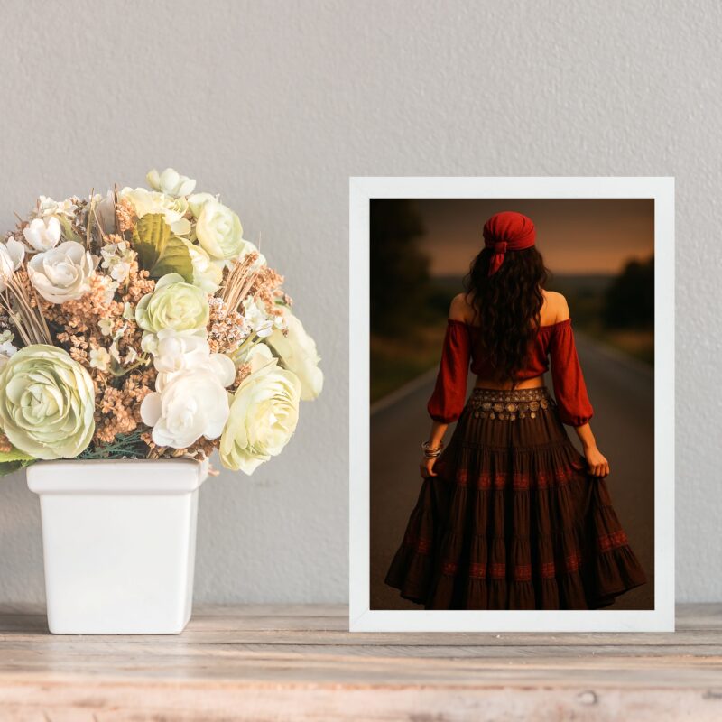Quadro Decorativo Cigana Da Estrada