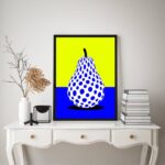 Quadro Decorativo Cozinha Pera Pop Arte