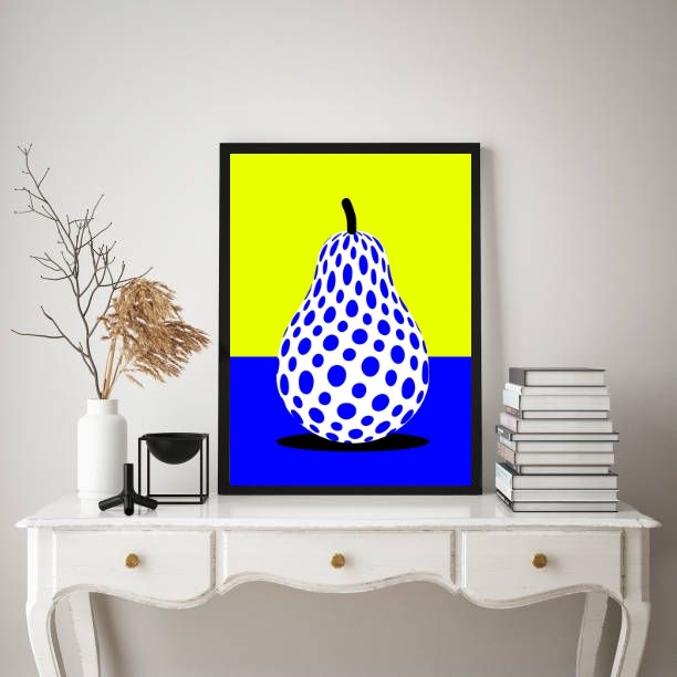 Quadro Decorativo Cozinha Pera Pop Arte