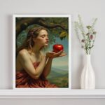 Quadro Decorativo Eva e a Maçã - Fruto Proibido