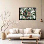 Quadro Decorativo Floresta Araras - 50x70 cm
