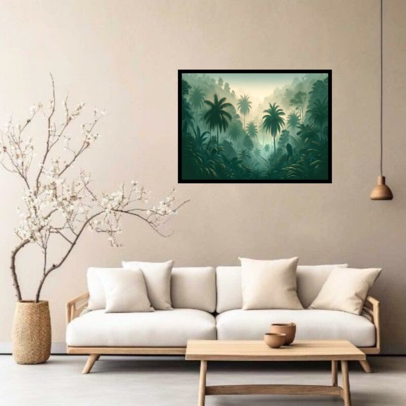 Quadro Decorativo Floresta Savana - 50x70 cm