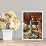 Quadro Decorativo Lei Da Atração - Torneira De Dinheiro
