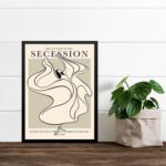 Quadro Decorativo Minimalista Mulher - Klimt