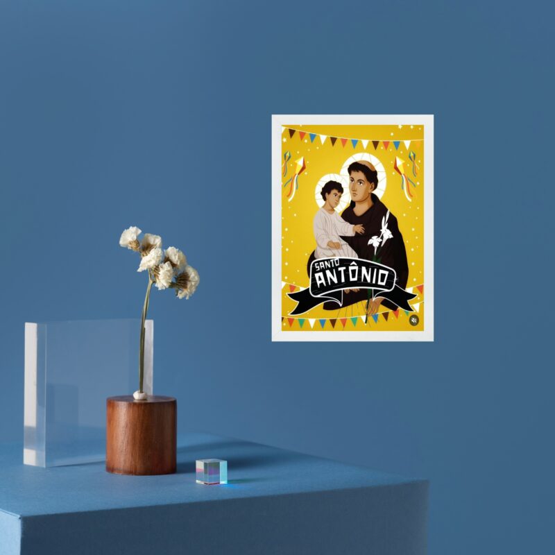 Quadro Decorativo Santo Antônio - Festa Junina
