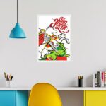 Quadro Decorativo São Jorge Abstrato
