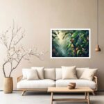 Quadro Decorativo Tropical Araras - 50x70 cm