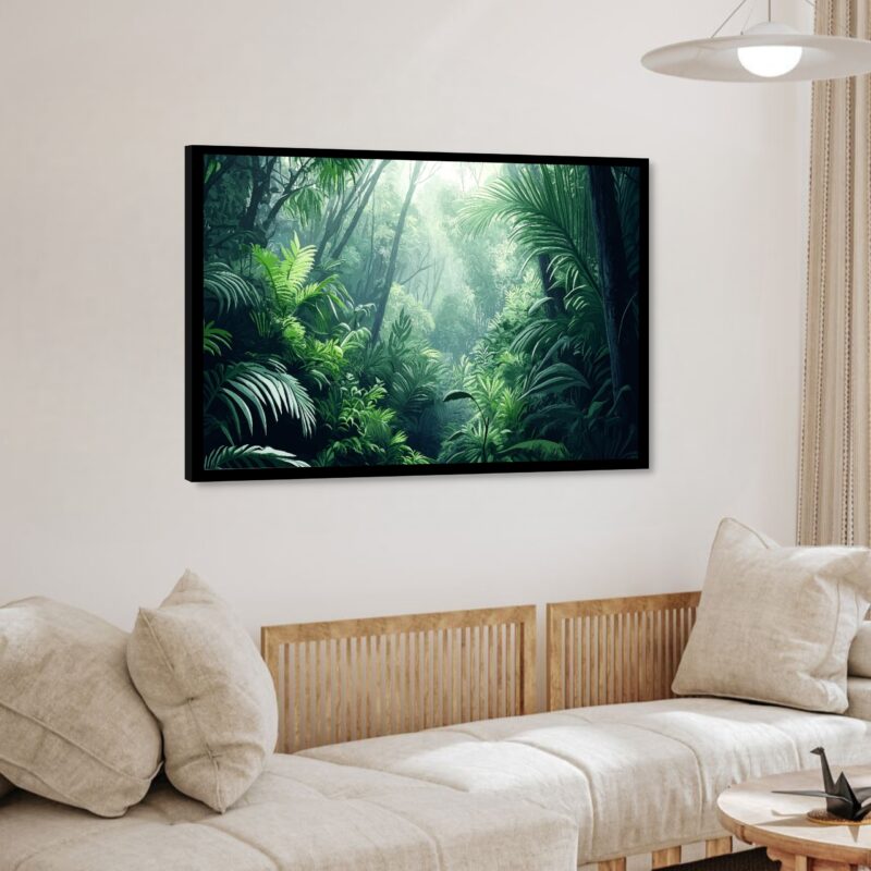 Quadro Decorativo Tropical Floresta - 50x70 cm
