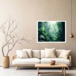 Quadro Decorativo Tropical Floresta - 50x70 cm