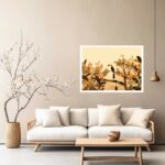 Quadro Decorativo Tucano Árvore - 50x70 cm