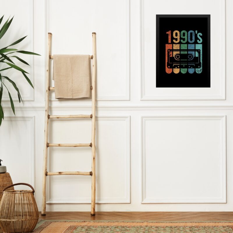 Quadro Decorativo Vintage - 1990 cassete