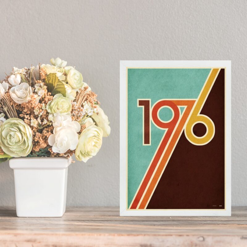 Quadro Decorativo Vintage - Ano 1976