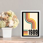 Quadro Decorativo Vintage - Ano 1989