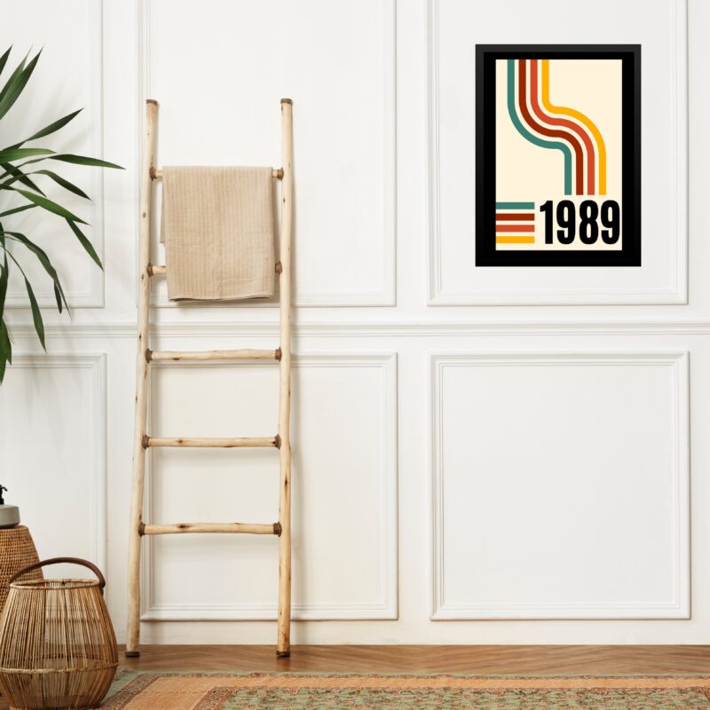 Quadro Decorativo Vintage - Ano 1989