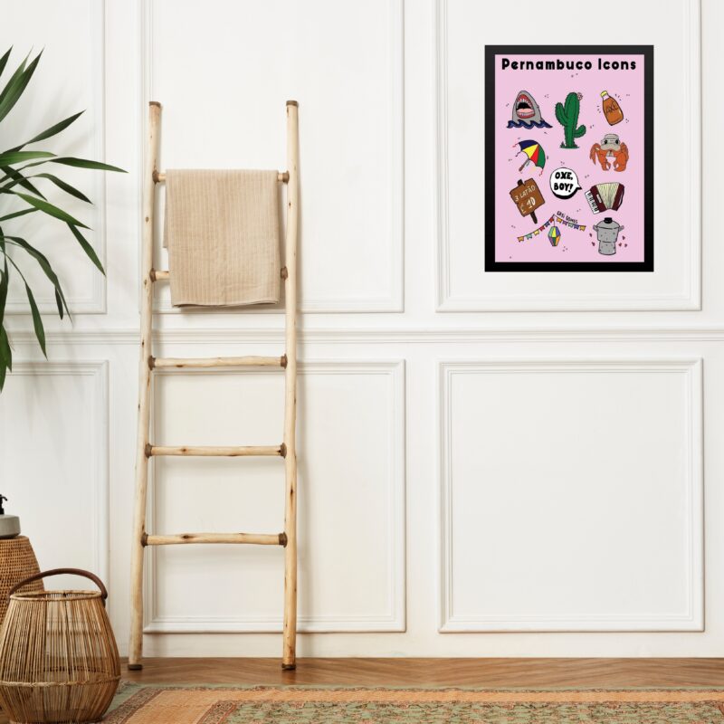 Quadro Decorativo ícones De Pernambuco