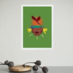 Quadro Decorativo índio Yanomami