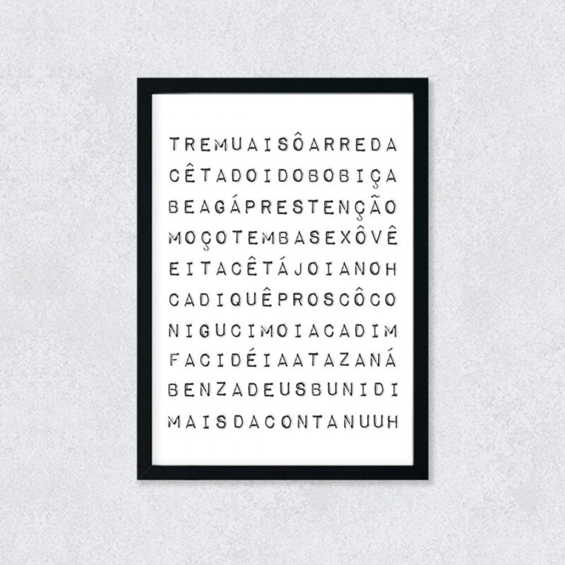 Quadro Dicionário Mineiro - Mineirês