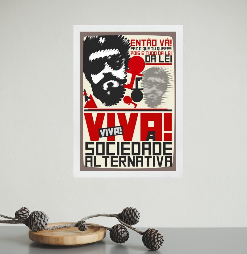 Quadro Viva a Sociedade Alternativa