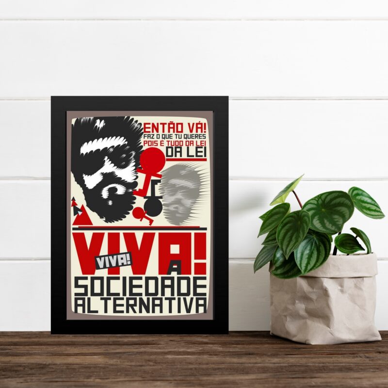 Quadro Viva a Sociedade Alternativa