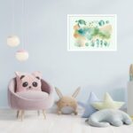 Quadro Decorativo Animais Marinhos - 50x70 cm