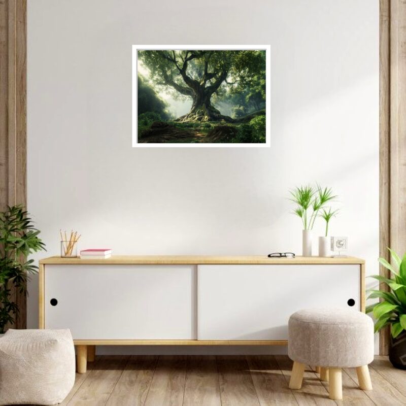 Quadro Decorativo Árvore Majestosa - 50x70 cm