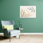 Quadro Decorativo Árvore Passarinhos - 50x70 cm