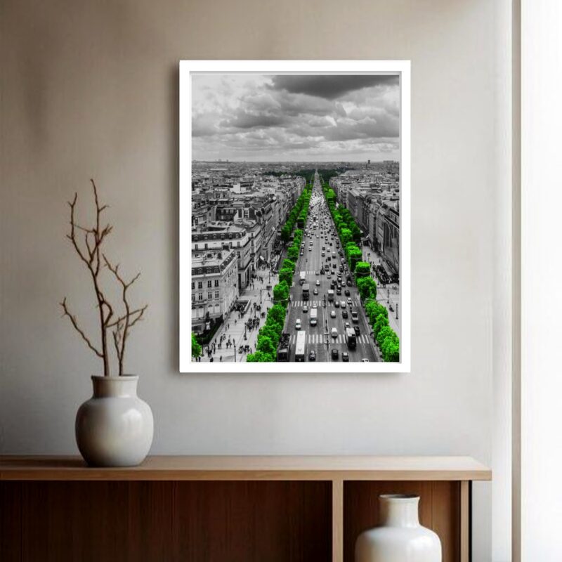 Quadro Decorativo Áustria Estrada - 70x50 cm