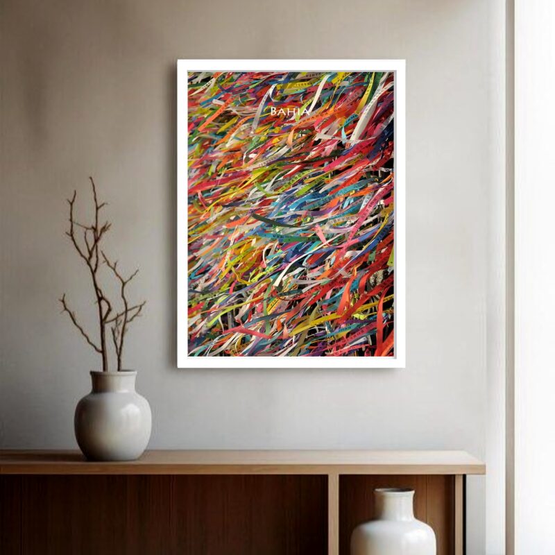 Quadro Decorativo Bahia Fitas - 70x50 cm