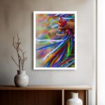 Quadro Decorativo Bahia Fitas Mão - 70x50 cm