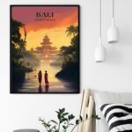 Quadro Decorativo Bali Indonésia - 70x50 cm