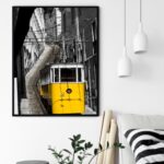 Quadro Decorativo Bonde Londres - 70x50 cm