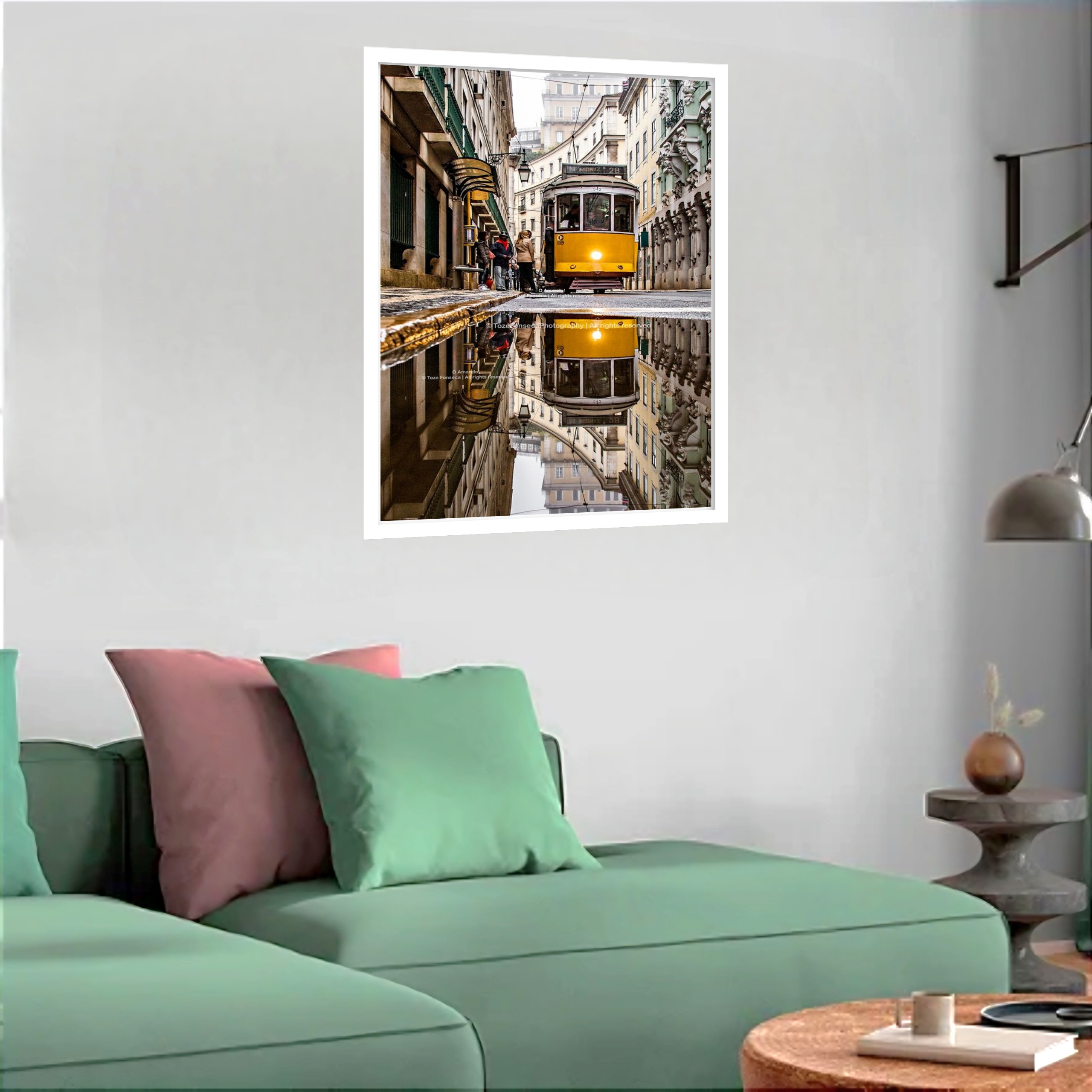 Quadro Decorativo Bonde Portugal - 70x50 cm