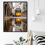 Quadro Decorativo Bonde Portugal - 70x50 cm