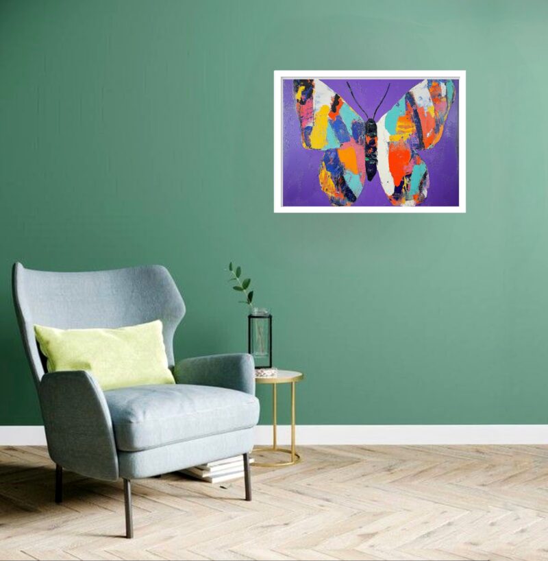 Quadro Decorativo Borboleta Painel - 50x70 cm