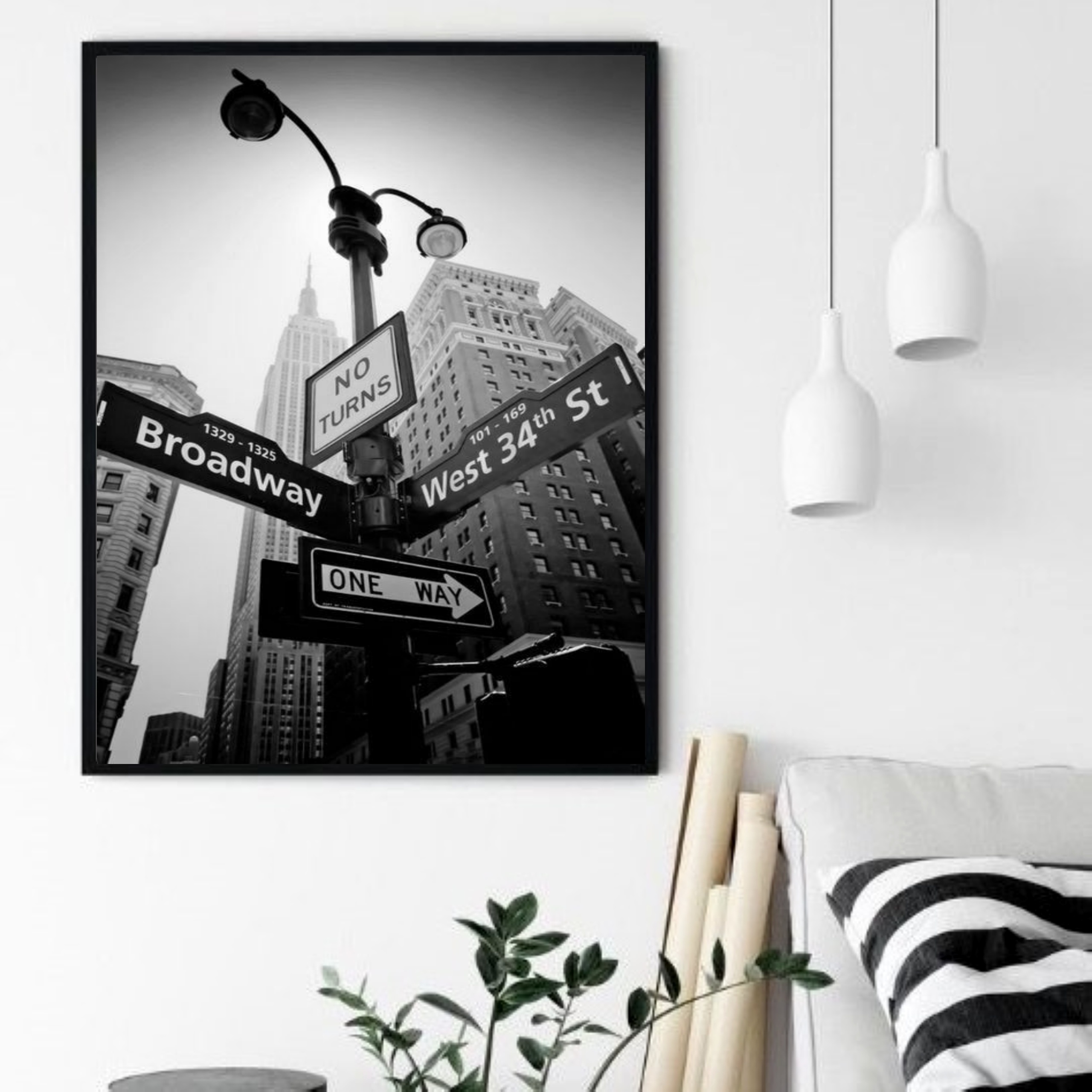 Quadro Decorativo Broadway New York - 70x50 cm