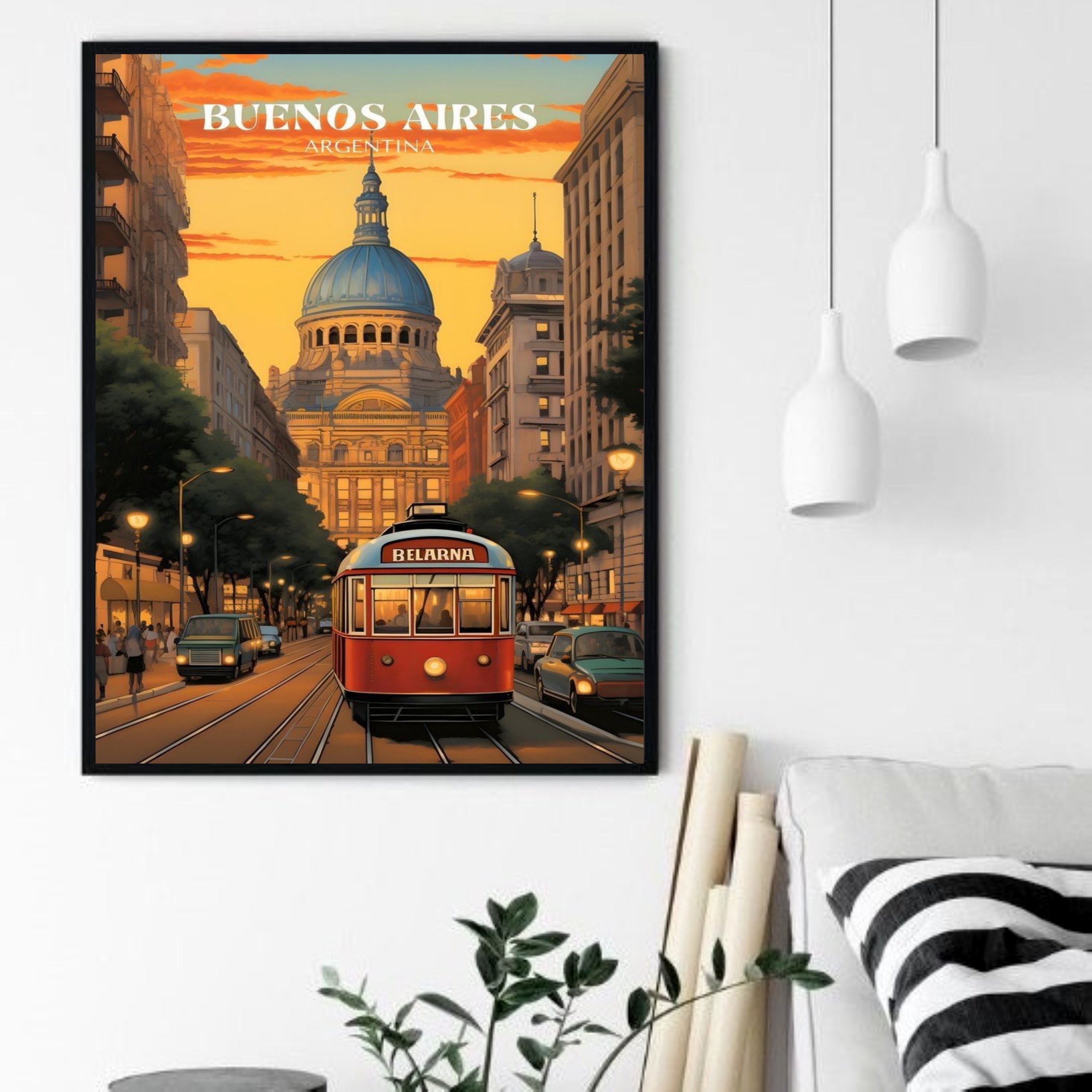Quadro Decorativo Buenos Aires Argentina - 70x50 cm