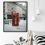 Quadro Decorativo Cabine Telefônica Londres - 70x50 cm