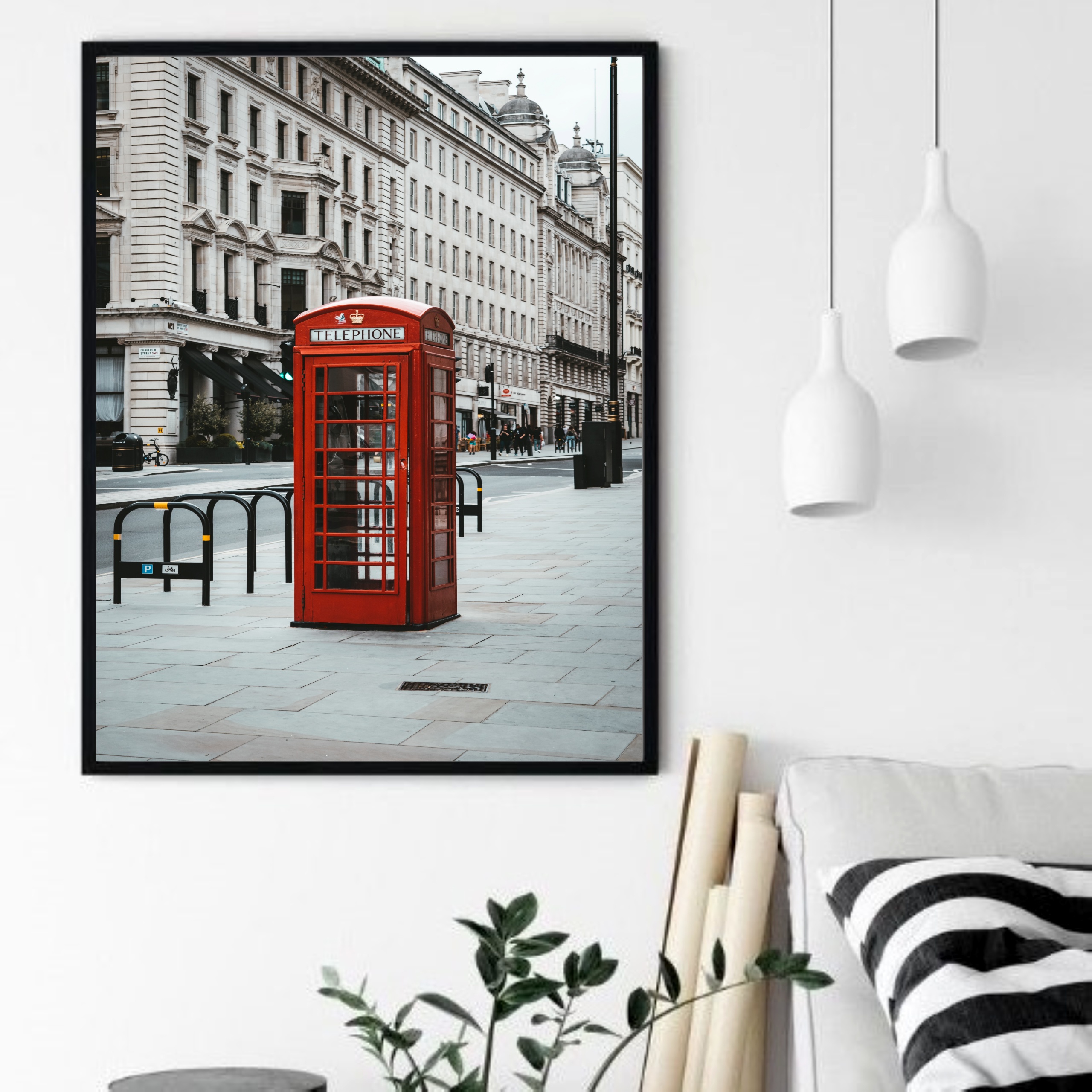 Quadro Decorativo Cabine Telefônica Londres - 70x50 cm