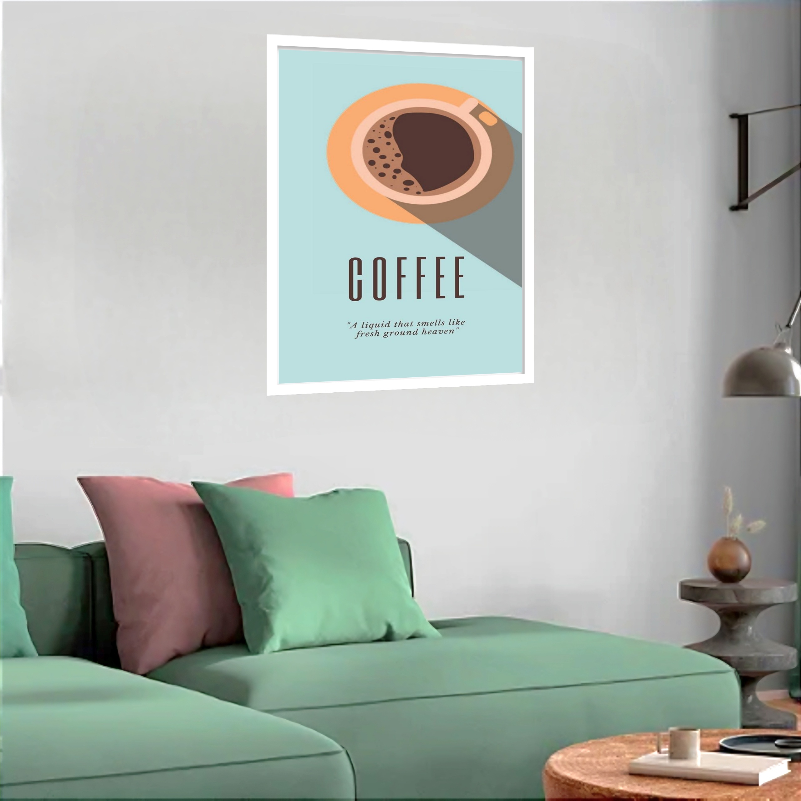 Quadro Decorativo Café Coffee - 70x50 cm