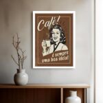 Quadro Decorativo Café Ideia Boa - 70x50 cm