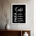 Quadro Decorativo Café Para - 70x50 cm