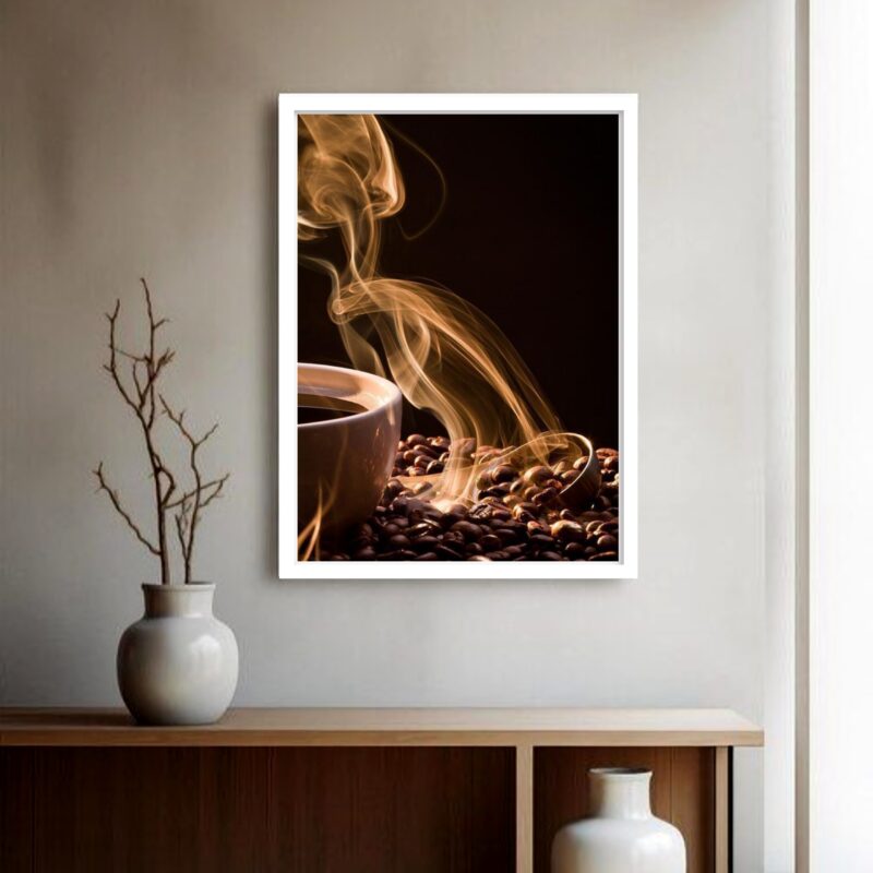 Quadro Decorativo Café Quente - 70x50 cm