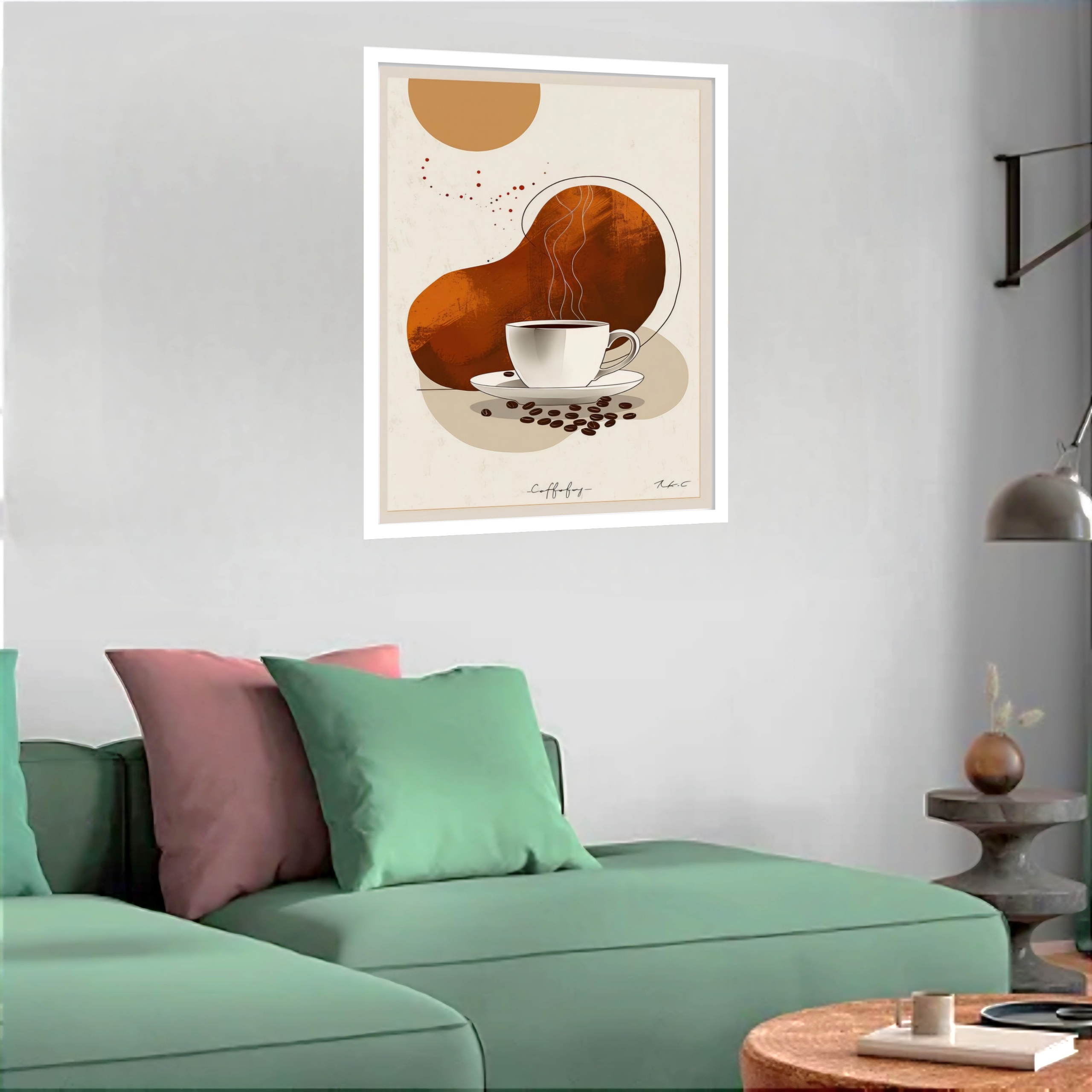 Quadro Decorativo Cartaz Café - 70x50 cm