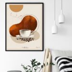 Quadro Decorativo Cartaz Café - 70x50 cm