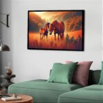 Quadro Decorativo Cavalo Filhote - 50x70 cm