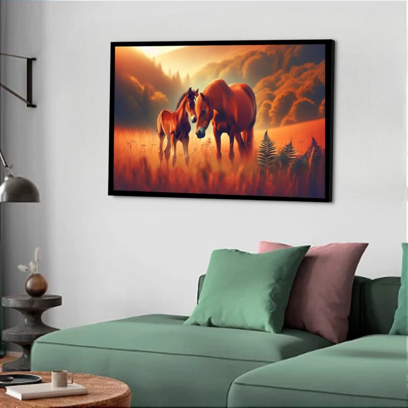 Quadro Decorativo Cavalo Filhote - 50x70 cm